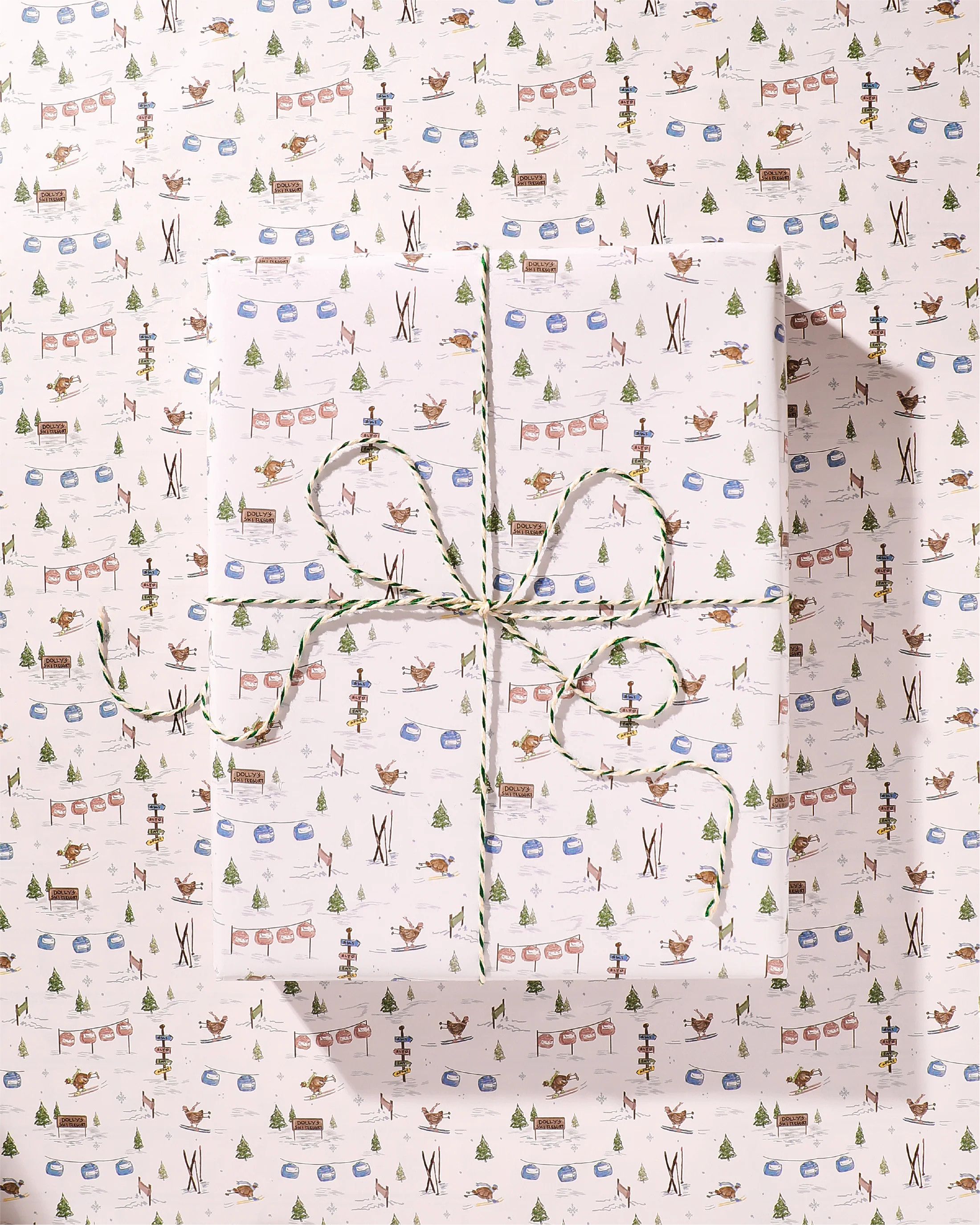 Dolly's Ski Resort Wrapping Paper | Friend of Mine