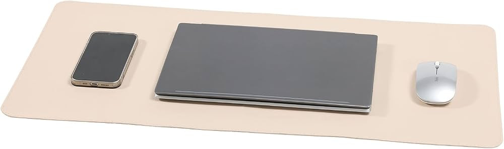 Desk Blotter Pad,27x13 inch PU Leather Computer Mouse Mat,Non-Slip Waterproof Writing Desktop Pro... | Amazon (US)