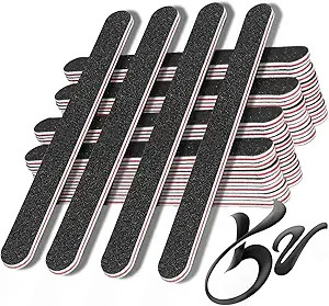RedFlow Nail Buffer Set Contains 52 Nail Files, Double Sided 100/180 Grit Nail Files, Nail Buffer... | Amazon (US)