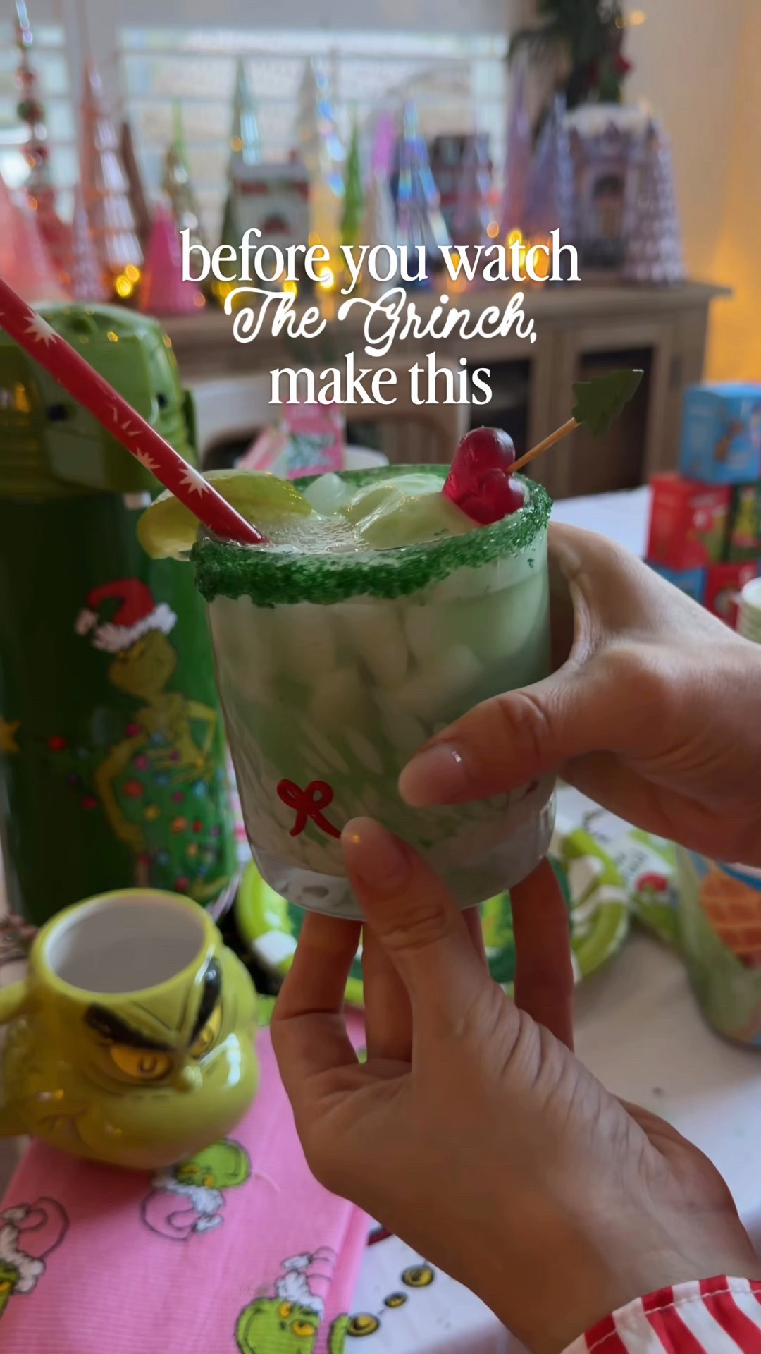 2 ingredients (+ a few extras to make it fancy) = Grinchy goodness 🤤😋💚🌲

Comment SHOP for everything I used! 

#christmasideas #christmasmocktail #grinchmas #grinchchristmas

#LTKKids #LTKHoliday