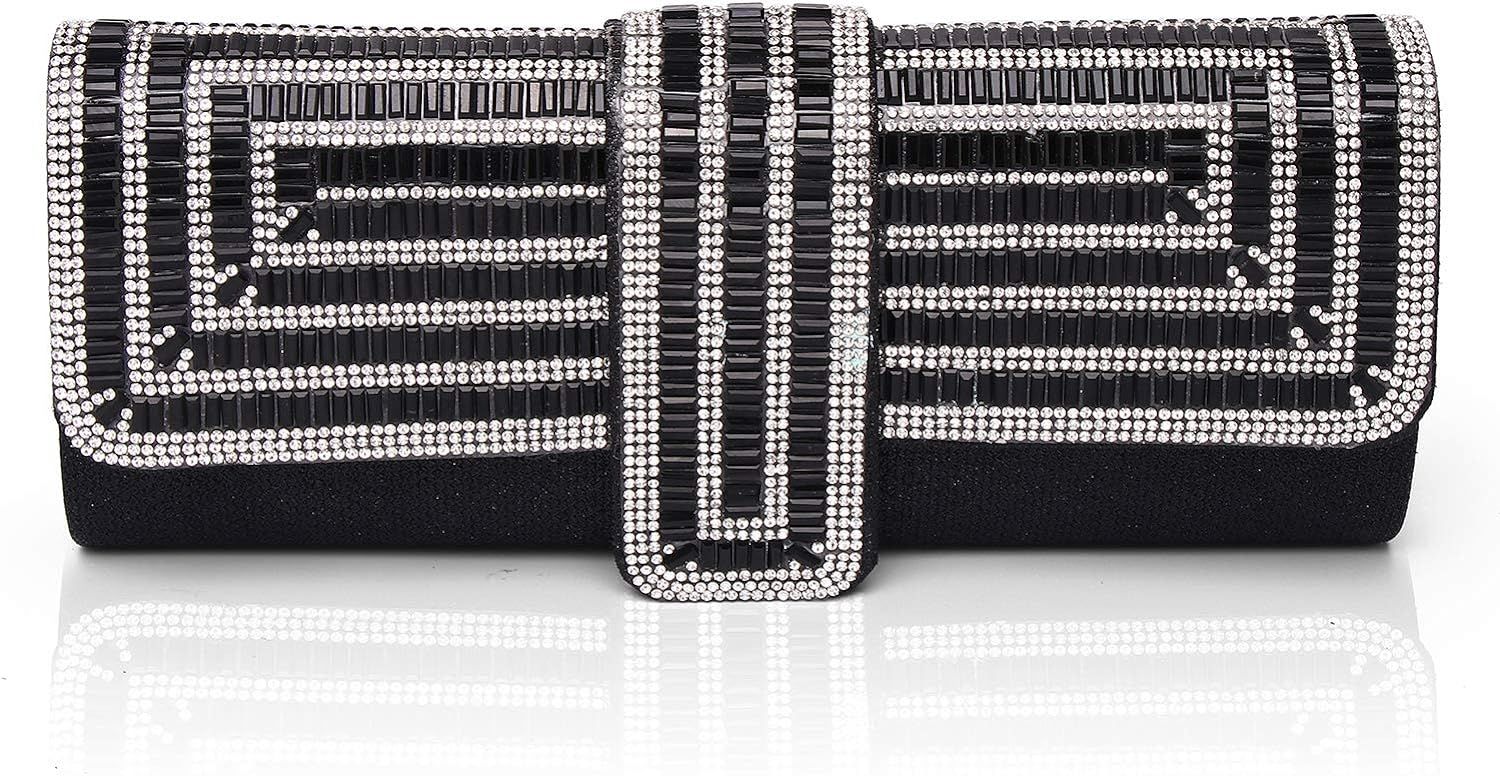 Labair Evening Bag and Clutches for Women Sparkly Clutch Purse with Rhinestones Wedding Party Bri... | Amazon (US)
