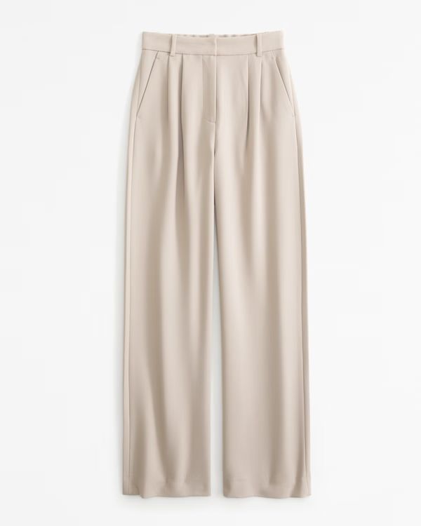 Women's A&F Sloane Tailored Pant | Women's New Arrivals | Abercrombie.com | Abercrombie & Fitch (US)