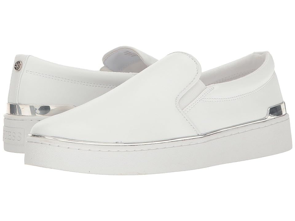 GUESS Deanda (White) Women's Slip on  Shoes | Zappos