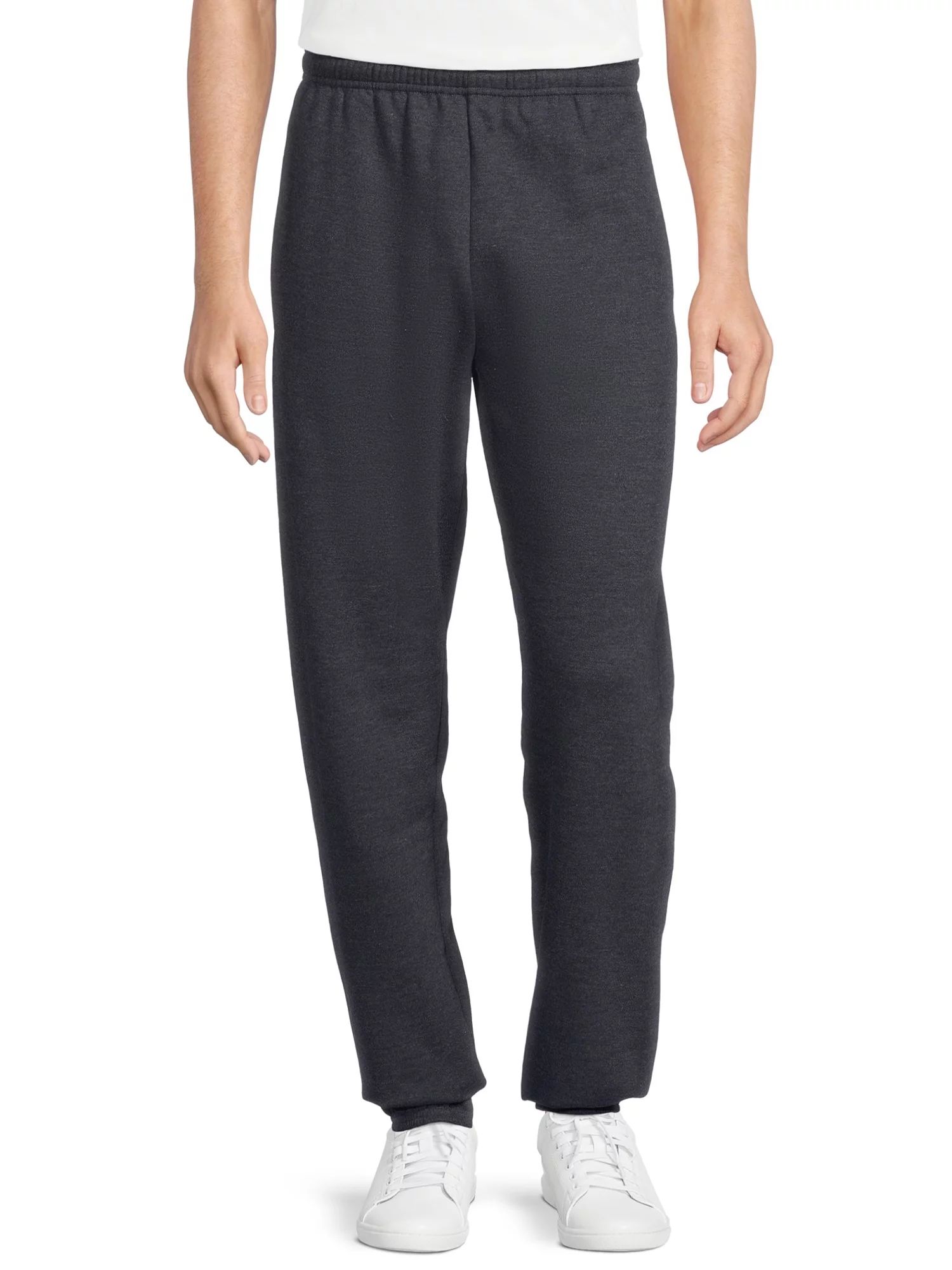 Athletic Works Men's Fleece Elastic Bottom Sweatpants, Sizes S-4XL | Walmart (US)