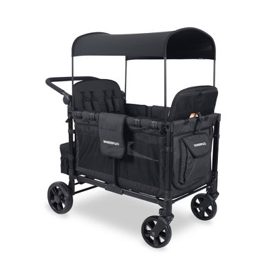 WONDERFOLD W4 Elite Stroller Wagon with Snack Tray - Black | Target