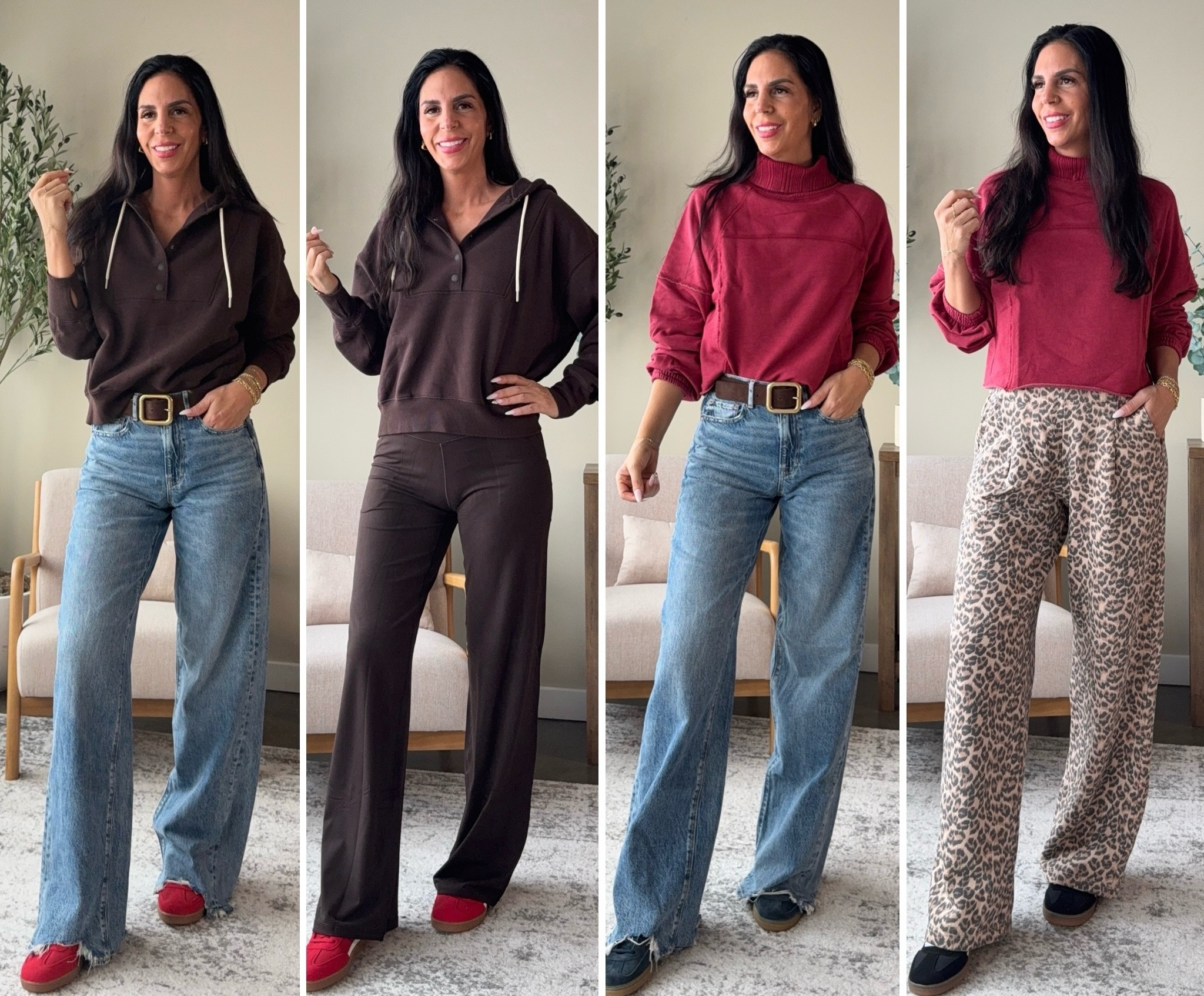 Cute and comfortable looks with a pop of color from Aerie 
Sweatshirts - small 
Pants small long or 26 long 
Sneaker are tts 

#LTKShoeCrush #LTKU #LTKWatchNow