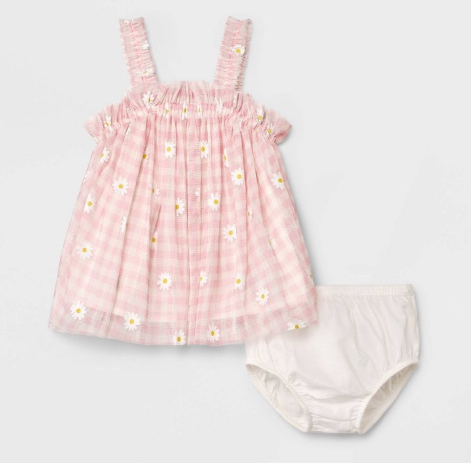 Baby girl Easter dress ; baby tulle dress ; Daisy dress ; baby girl dress ; toddler girl dress ; pink and white dress ; target baby finds 

#LTKFind #LTKkids #LTKbaby