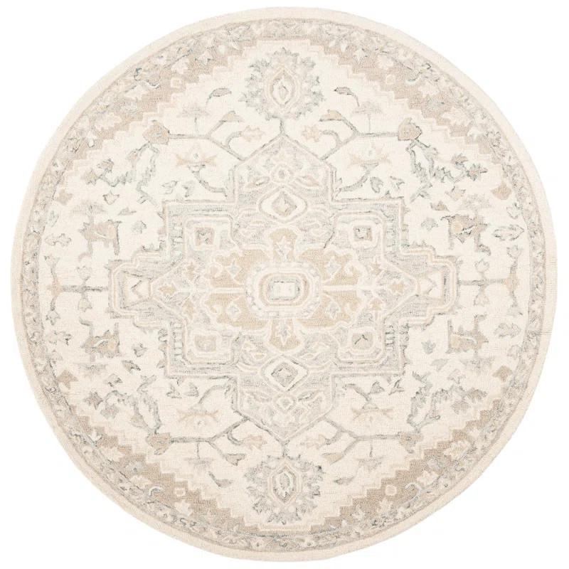 Creline Oriental Handmade Flatweave Wool Ivory/Beige Area Rug | Wayfair North America