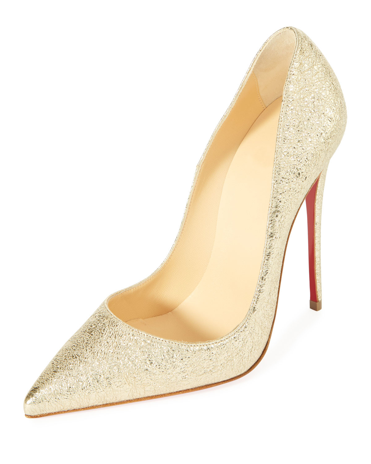 So Kate 120mm Metallic Red Sole Pump | Neiman Marcus