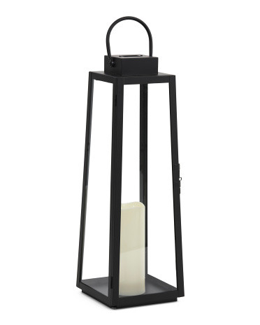 22in Outdoor Solar Led Candle Lantern | TJ Maxx