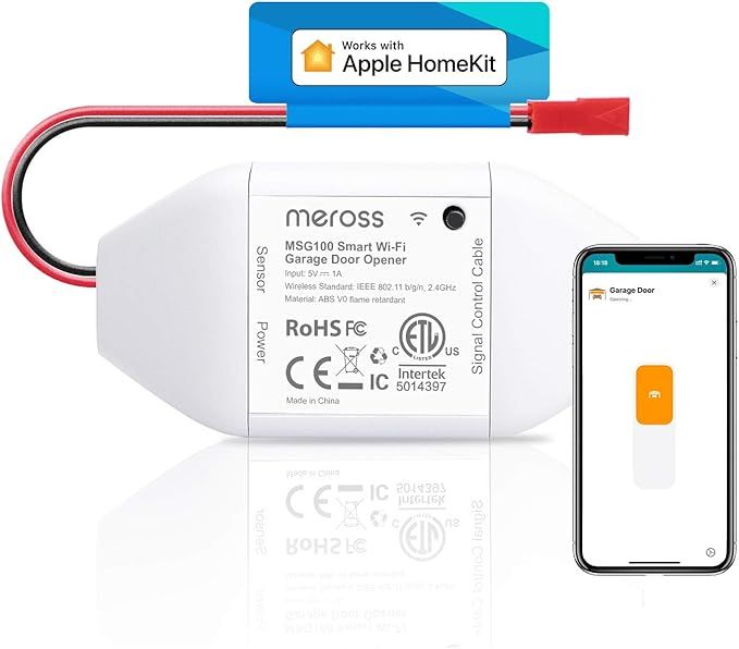 meross Smart Garage Door Opener Remote, Compatible with Apple HomeKit, Amazon Alexa, Google Assis... | Amazon (US)