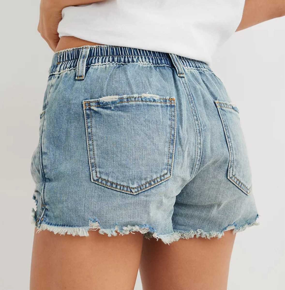 Ok I’m trying the elastic waist shorts, I feel like these will be less traumatizing. 😂

#LTKSeasonal #LTKSaleAlert