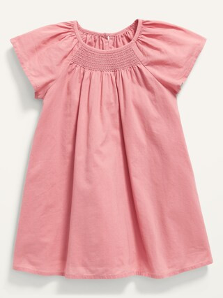 Short-Sleeve Smocked Swing Dress for Toddler Girls | Old Navy (US)