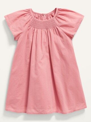 Short-Sleeve Smocked Swing Dress for Toddler Girls | Old Navy (US)