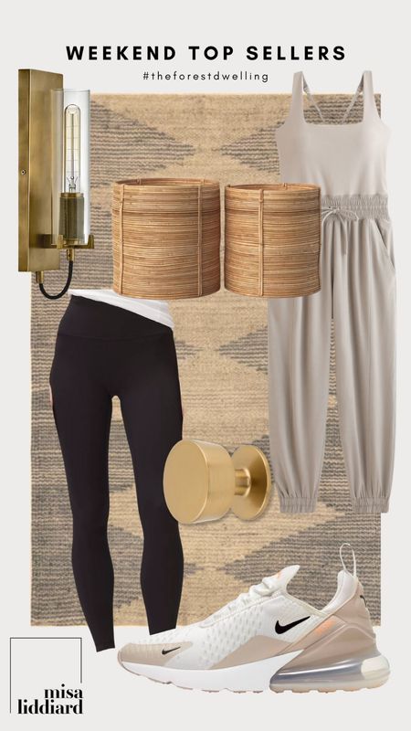 Sharing the top sellers from the weekend! This jute rug is priced so affordably and it is washable, which is a huge plus. Love the jumpsuit from Abercrombie and linking a couple of my personal favorites. The Lululemon Align leggings can’t be beat.

#LTKStyleTip #LTKHome