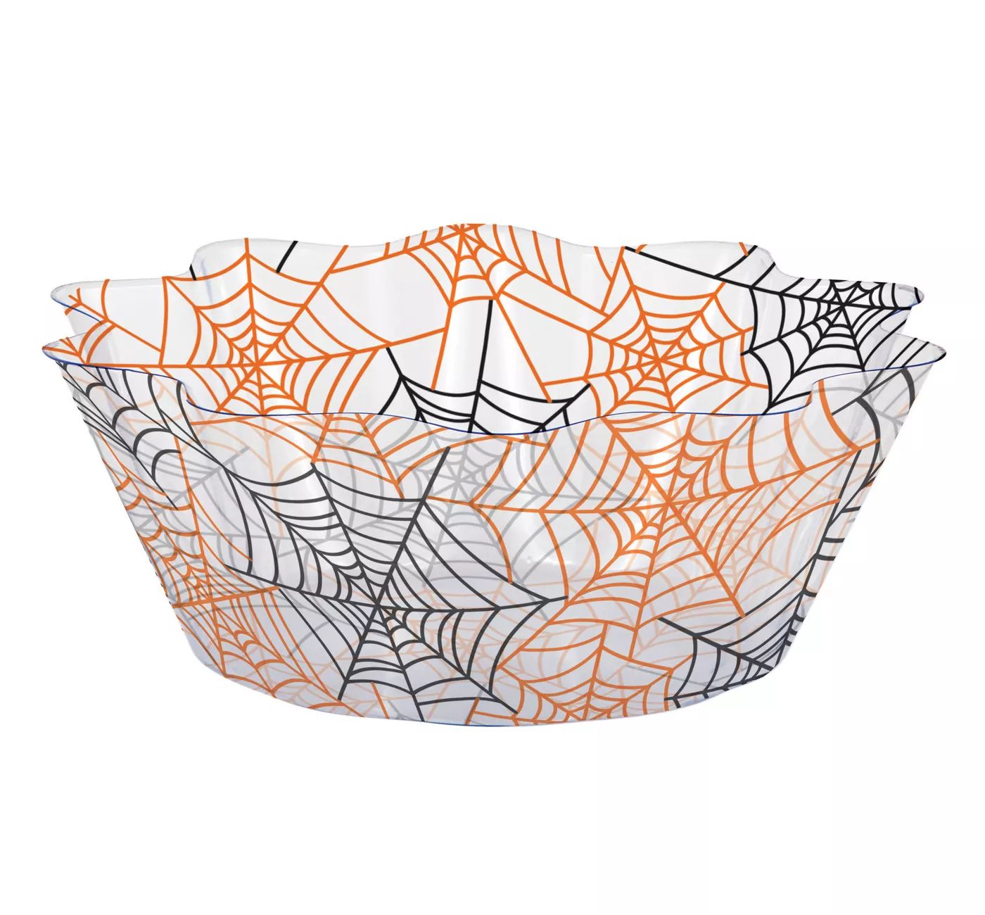 Spiderwebs Fluted Bowl Orange | Target