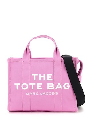 MARC JACOBS (THE) THE SMALL TRAVELER TOTE BAG OS Pink, Purple, White Cotton | Residenza725 US