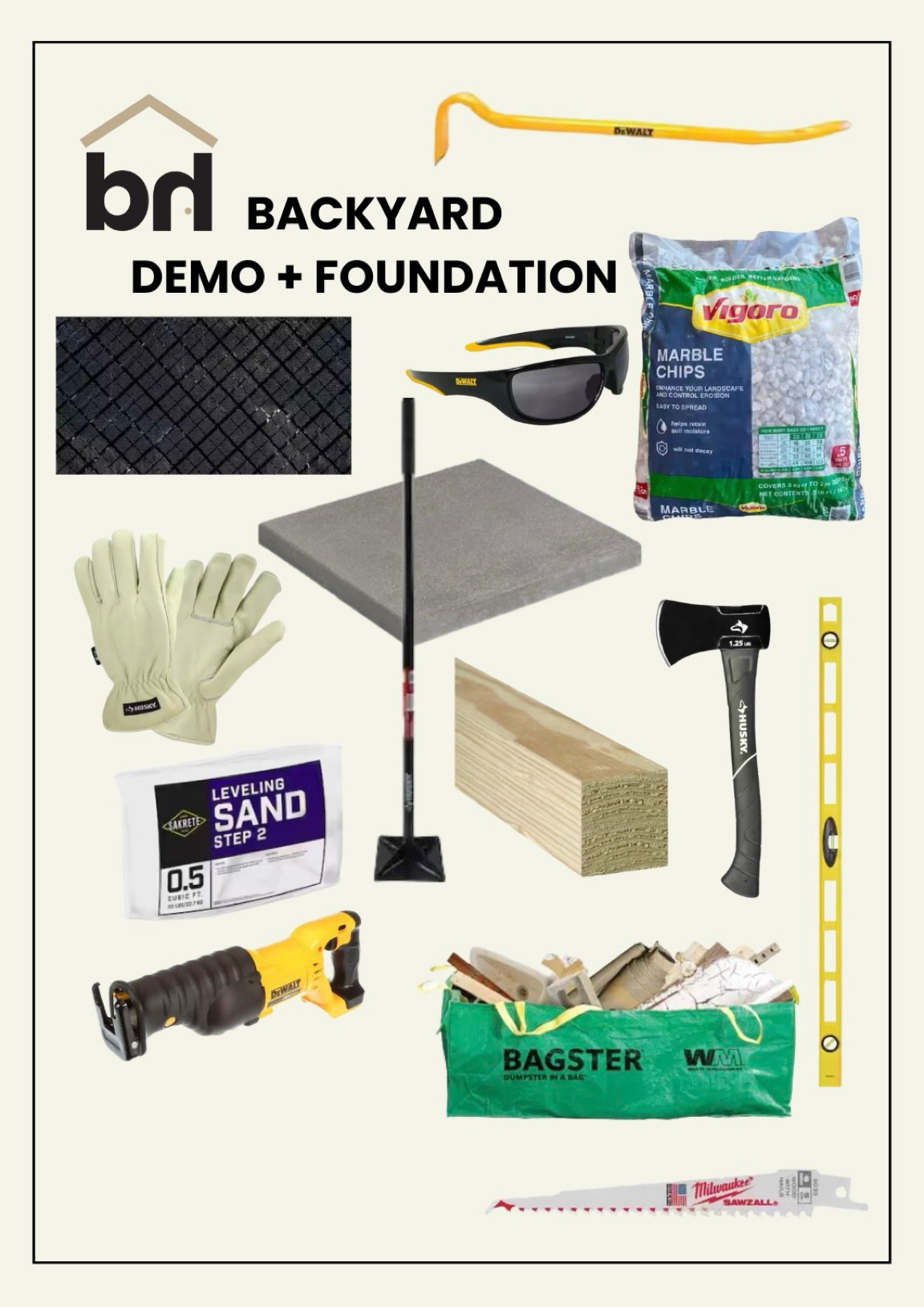 Backyard Demo + Foundationn