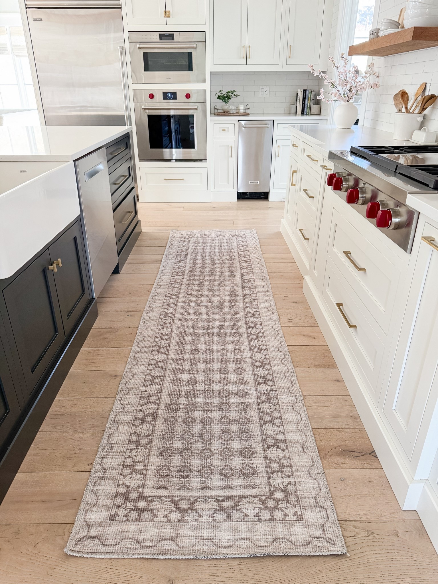 A gorgeous and washable runner that comes in multiple lengths! Beautiful pattern that is neutral and perfect for any kitchen space!

#LTKHome #LTKdayinmylife #LTKSeasonal