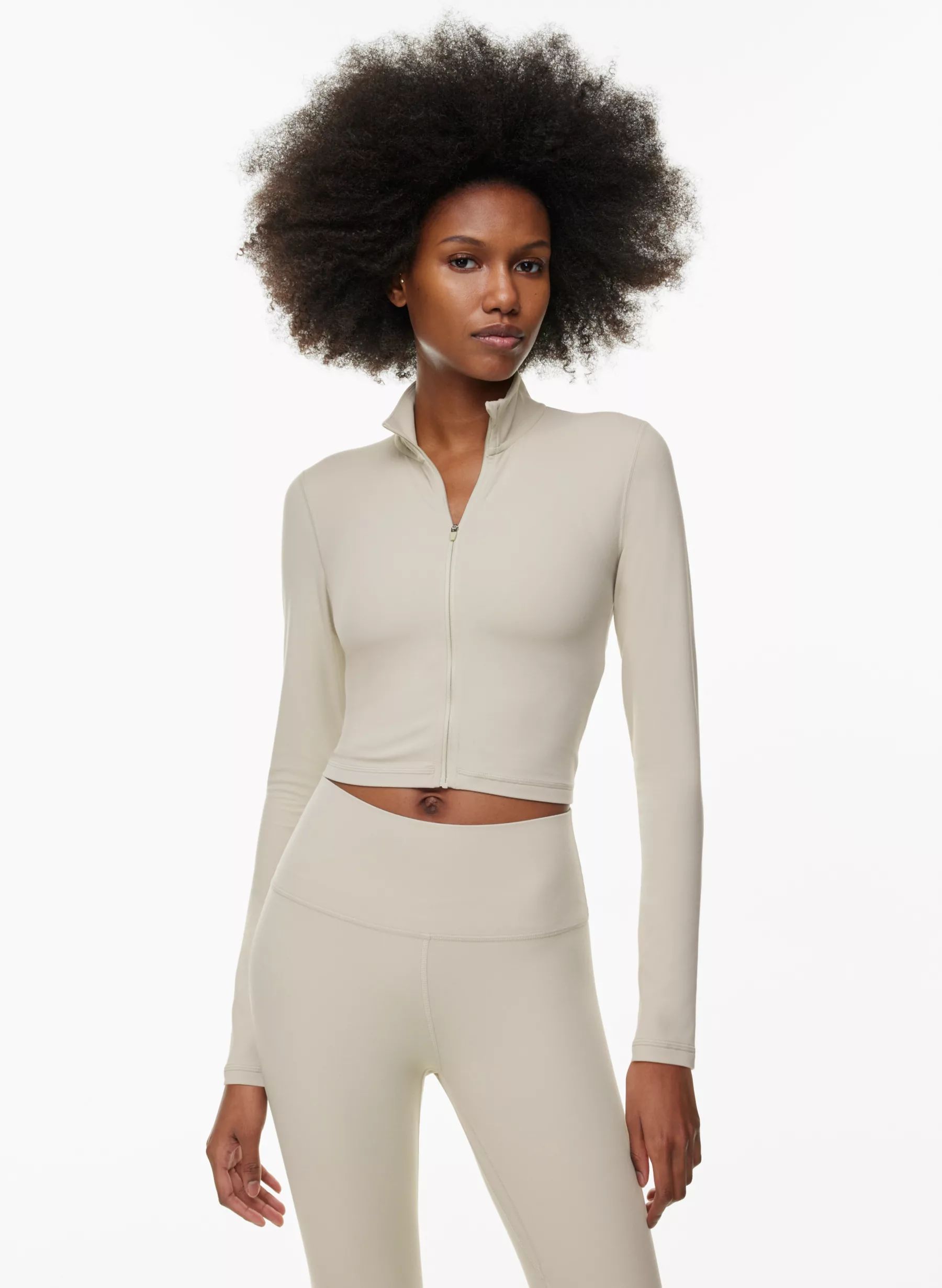 BUTTER LIMIT ZIP LONGSLEEVE | Aritzia