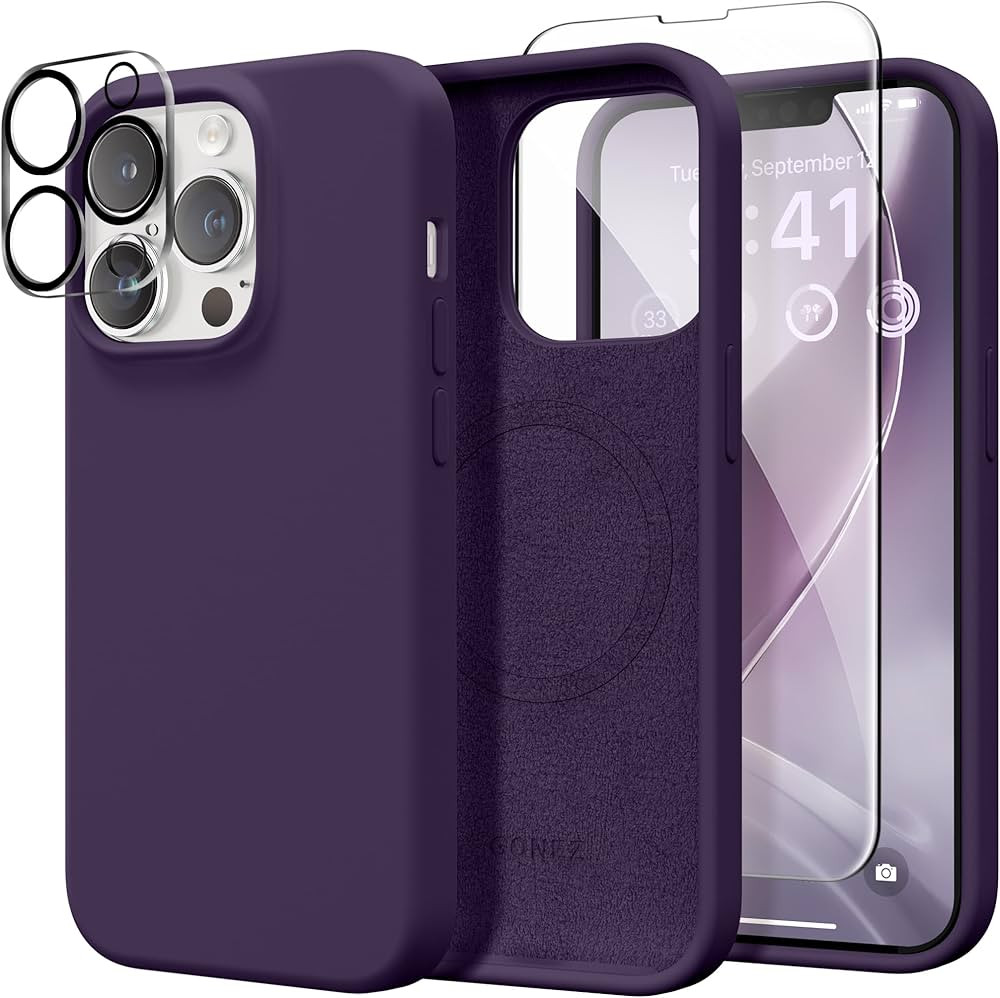 GONEZ Magnetic for iPhone 13 Pro Case, Compatible with MagSafe, [Screen Protector + Camera Protec... | Amazon (US)