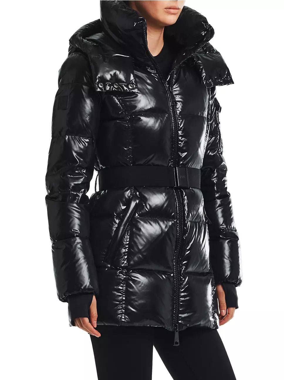 Soho Belted Down Mid-Length Puffer Jacket | Saks Fifth Avenue