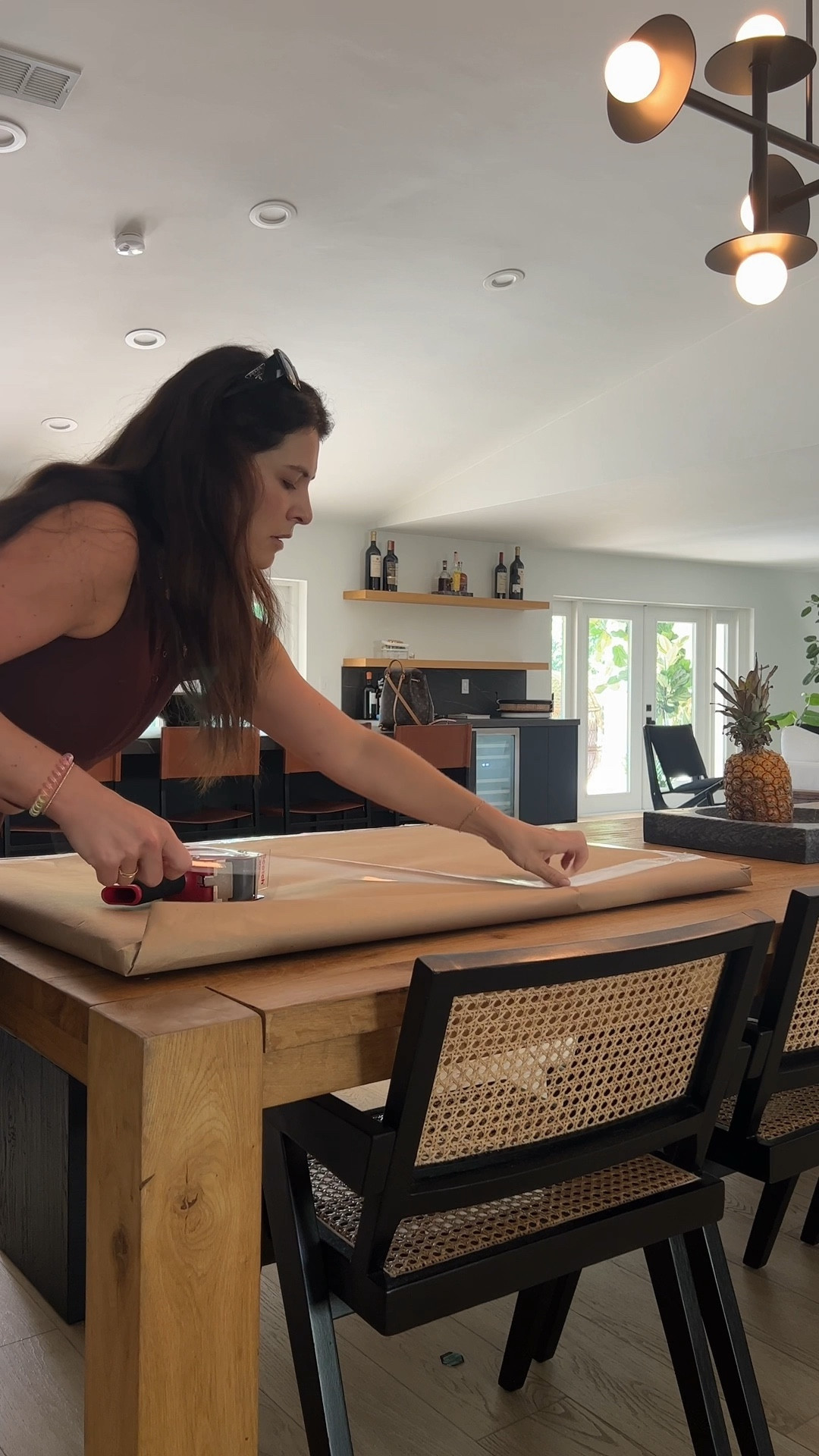 Packing boxes for art are so expensive! This is how I’m wrapping out artwork so it arrives safely at the next stop. 
Jeanneret dining chairs 
Abercrombie workout set fits tts 
Oak dining tables is RH, similar linked 
Prada sunglasses, linked a dupe 
#meandmrjones 

#LTKhome #LTKunder50 #LTKunder100