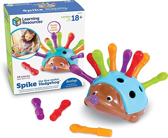 Learning Resources Spike The Fine Motor Hedgehog - 14 Pieces, Ages 18+ months Toddler Learning To... | Amazon (US)