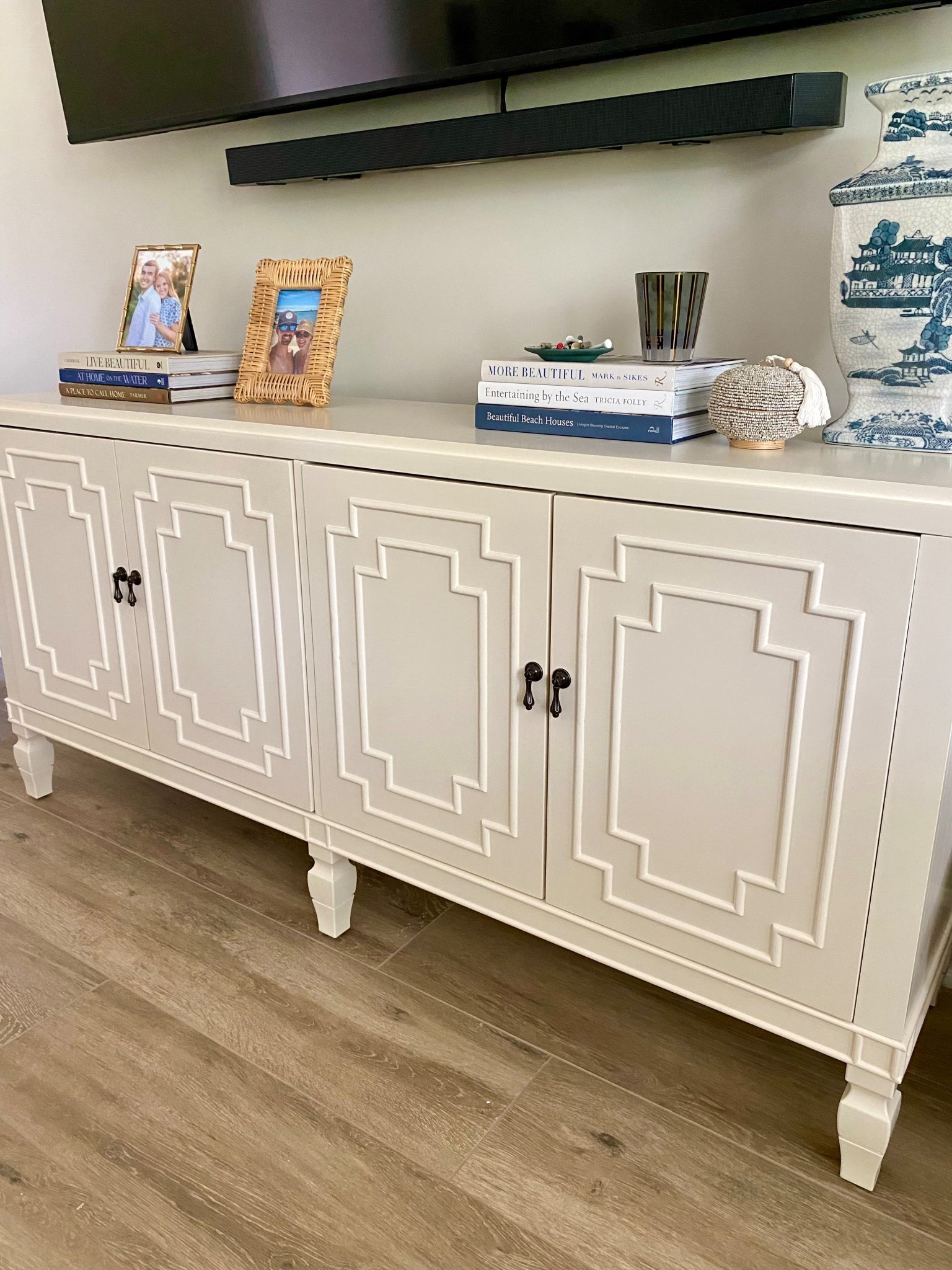 TV console with a Pottery Barn look for a Walmart price!

#LTKHome