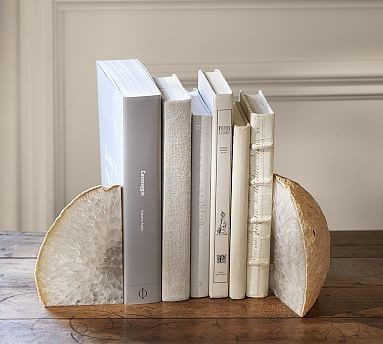 Agate Bookends, Natural | Pottery Barn (US)