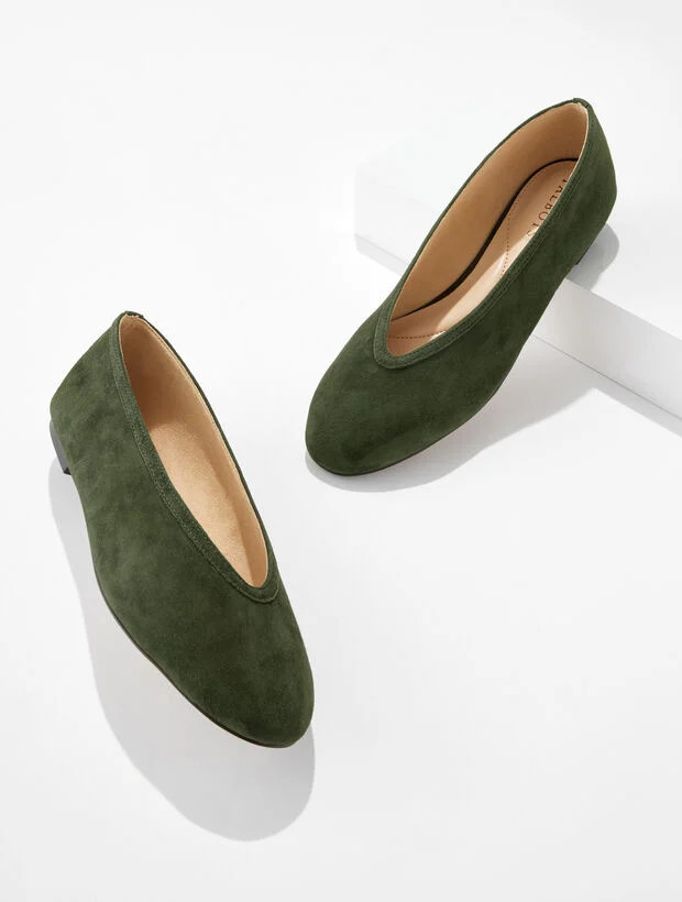 Vera Suede Ballet Flats | Talbots