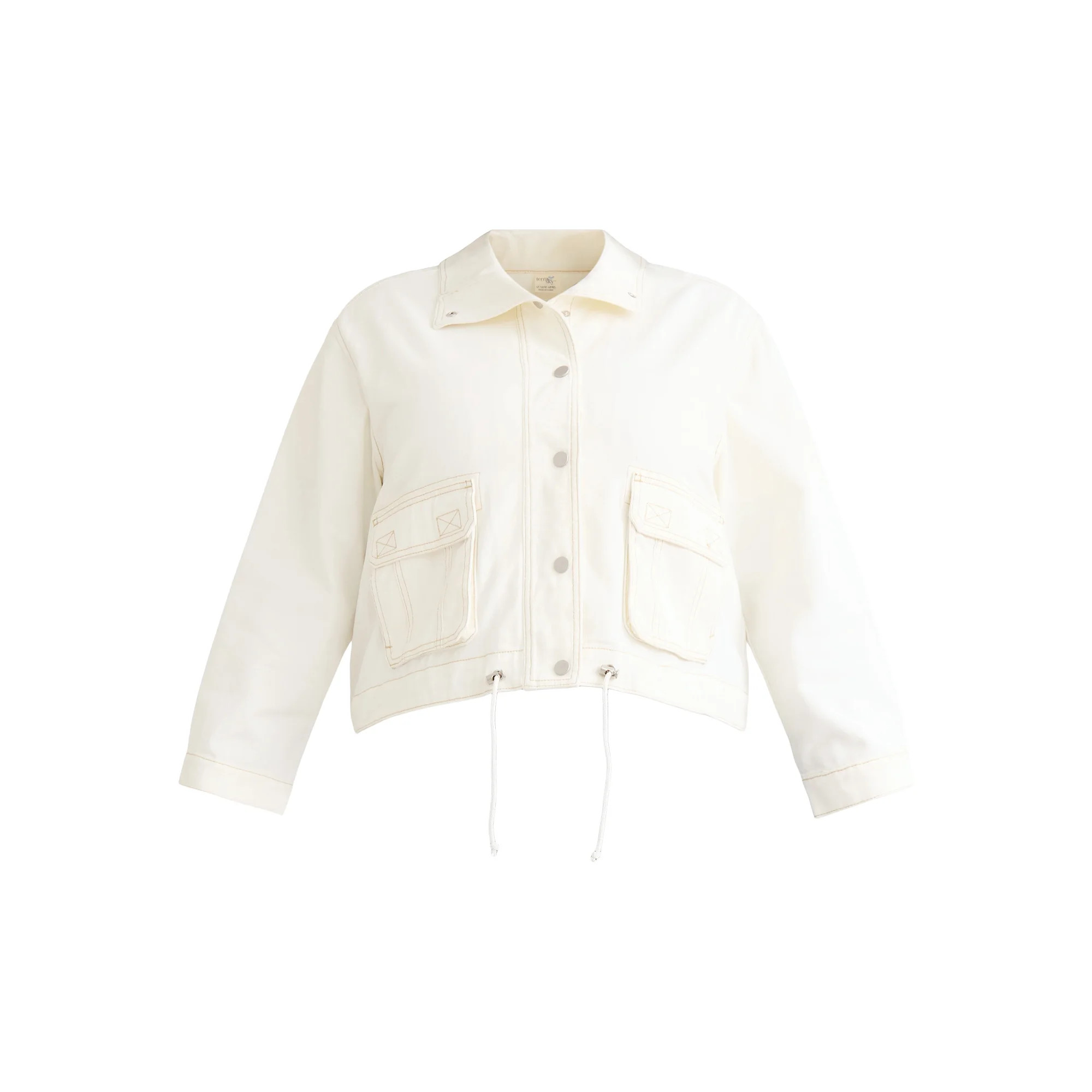 Terra & Sky Women's Plus Size Denim Utility Jacket, Sizes 0X-5X | Walmart (US)