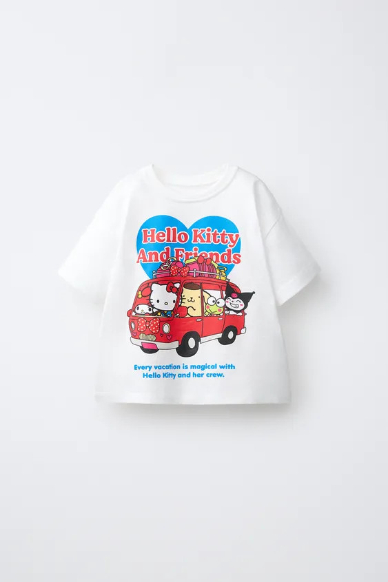 HELLO KITTY AND FRIENDS \u00a9 SANRIO T-SHIRT | Zara US