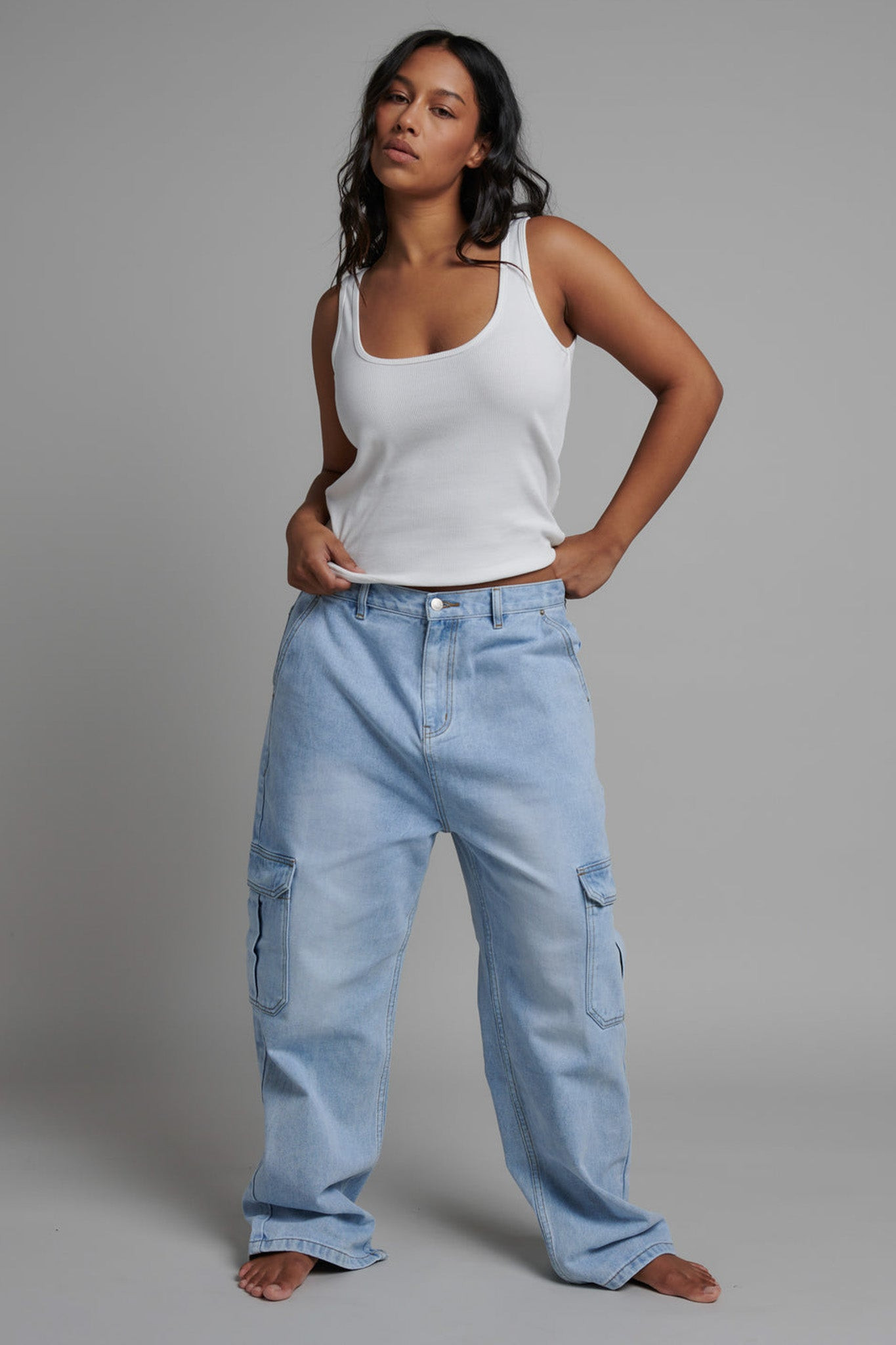 JORDY TANK - WHITE | Bayse Brand (US & Australia/ New Zealand)