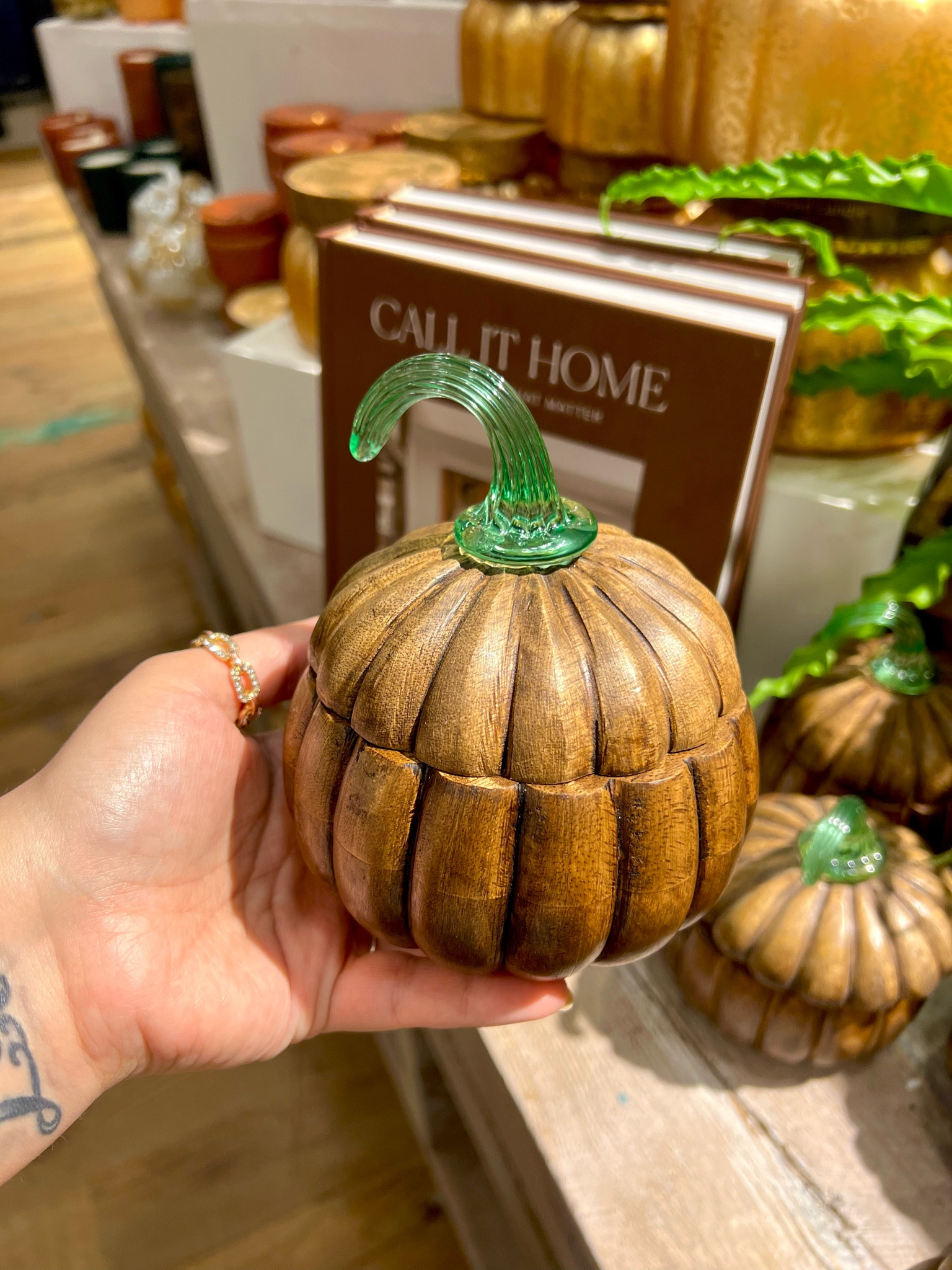 Wooden Gourmand Bourbon & Pumpkin Candle at Anthropologie 

#LTKSeasonal #LTKHalloween #LTKHome