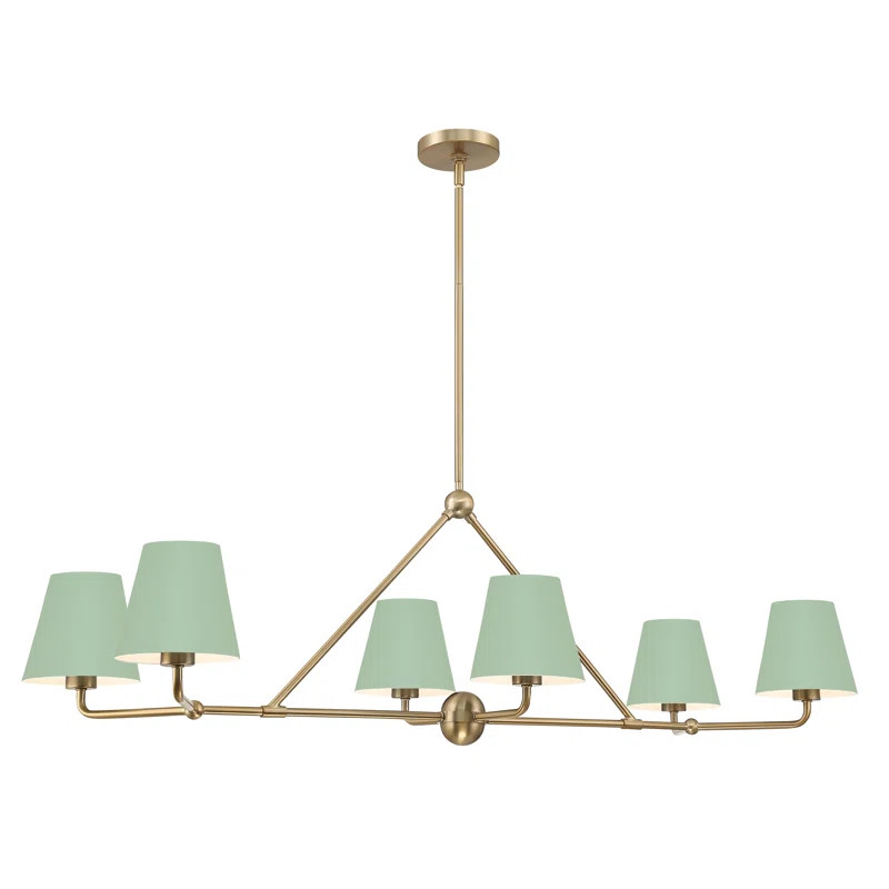 Kinston 6 - Light Dimmable Modern Linear Chandelier | Wayfair North America