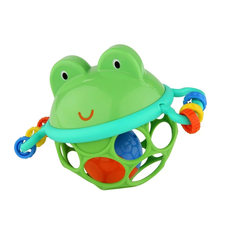 Oball Easy Grasp Jingle & Shake Pal BPA-Free Infant Toy Rattle, Green, Unisex | Walmart (US)