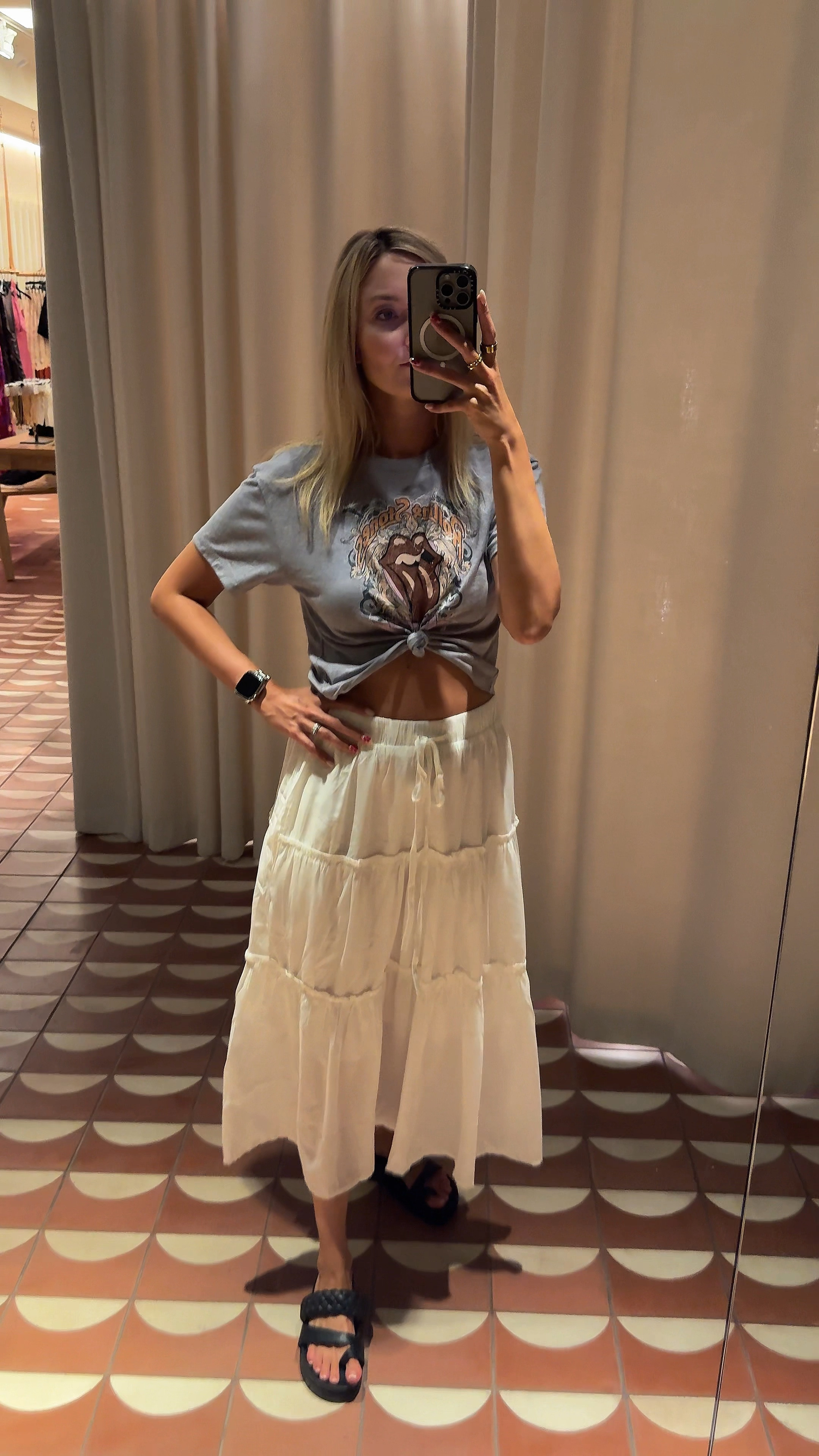 Can you believe I found this whole outfit on Walmart Marketplace? It would be an amazing summer festival outfit idea! Wearing a skirt and top in size SMALL
@walmart #WalmartPartner #WalmartFashion
Summer concert outfit idea • midi white skirt • flowy skirt • Rolling Stone tee • concert tee


#LTKStyleTip #LTKVideo #LTKxWalmart