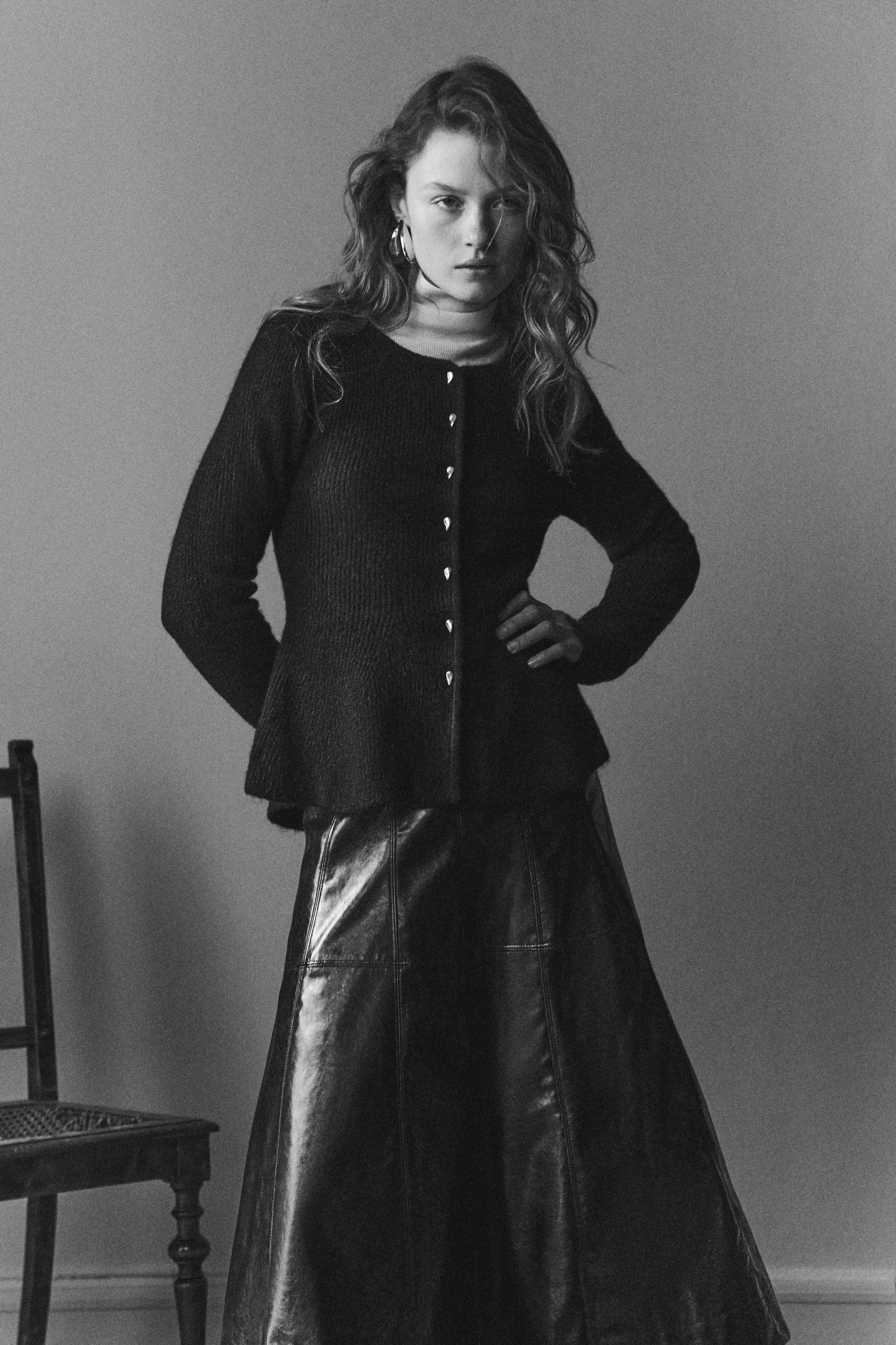 Rib-Knit Peplum Cardigan | H&M (US + CA)