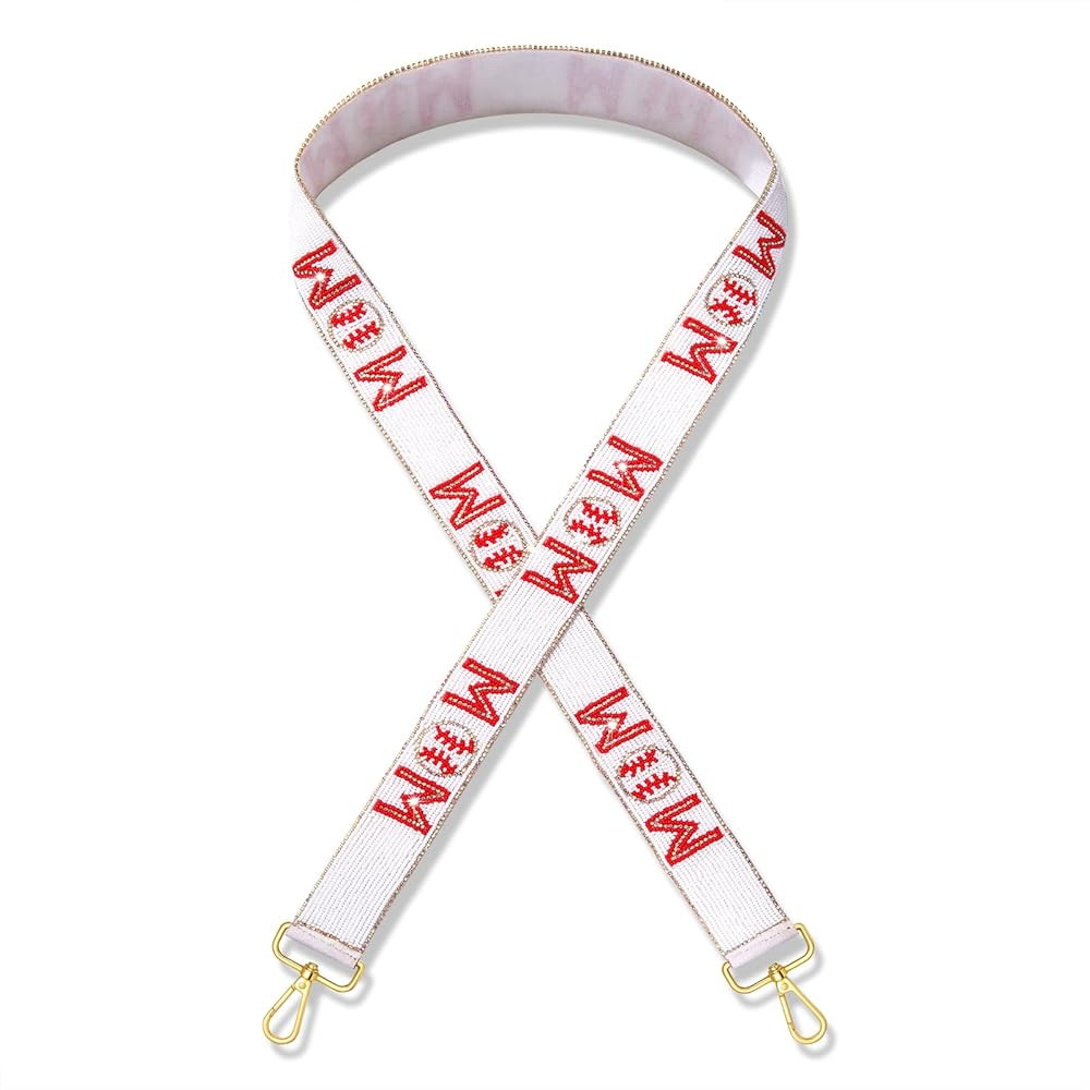 Baseball Purse Strap Replacement Game Day Beaded Purse Strap for Stadium Approved Clear Bag Cross... | Amazon (US)