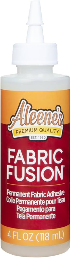 Aleene's Fabric Fusion Permanent Fabric Adhesive 4 fl. oz. Washable Fabric Glue for Clothes, Deni... | Amazon (US)