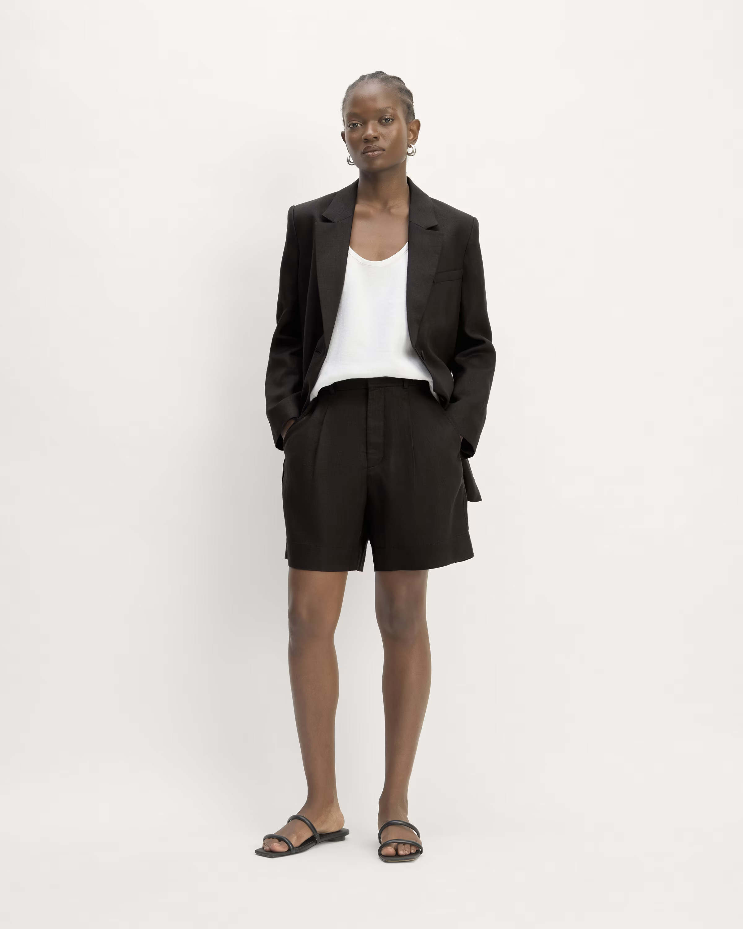 The Linen Way-High® Drape Short | Everlane