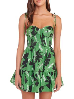 Landry Pinwheel Bustier Mini Dress | Saks Fifth Avenue OFF 5TH