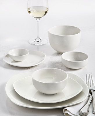 Whiteware 42-PC. Dinnerware Set, Service for 6, Created for Macy's | Macys (US)