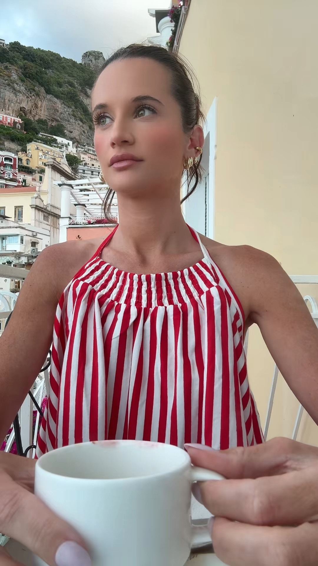 Vacation | Italy | resort wear | nautical | free people dupe | white jeans | beach | pool | summer outfit | halter | boat | date night | casual | travel 

#LTKSeasonal #LTKTravel #LTKSwim