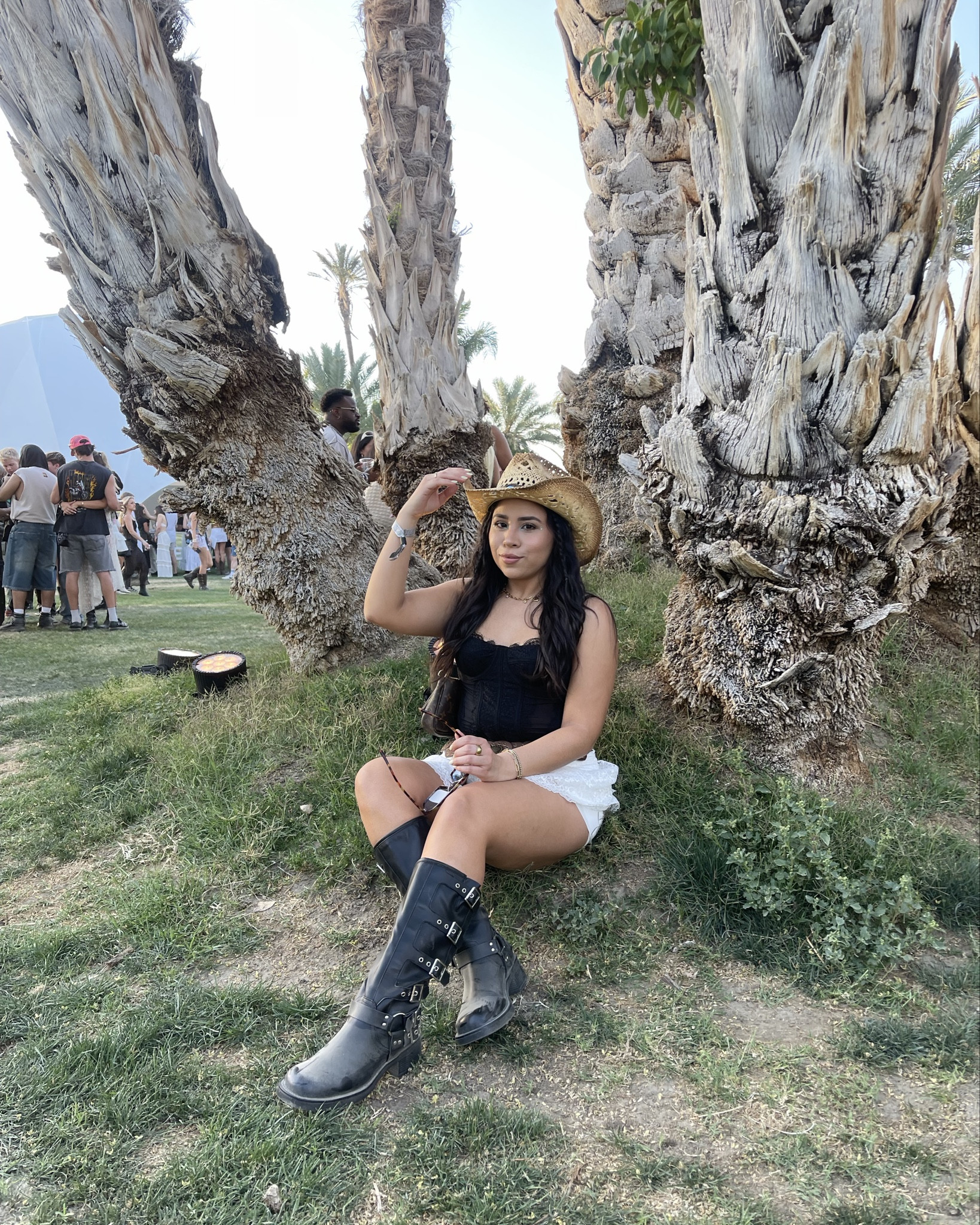 Top: small
Skort: medium 
Boots: 6.5 

#LTKFestival #LTKootd #LTKPetite