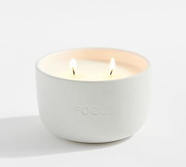 Mindfulness Ceramic Focus Candle - Painted Desert | Pottery Barn | Pottery Barn (US)