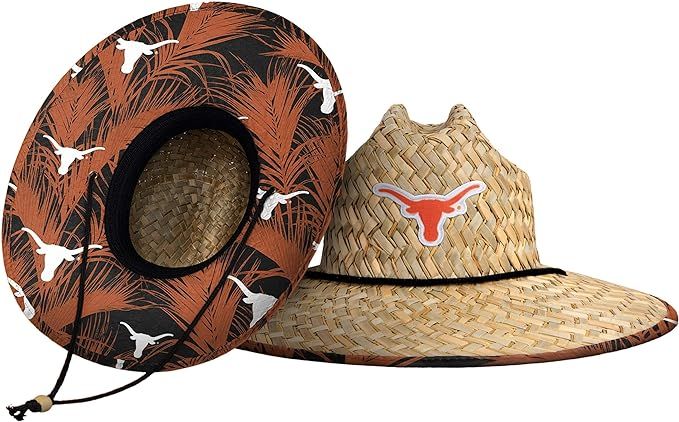 foco Men's NFL Team Logo Floral Lifeguard Beach Straw Sun Hat | Amazon (US)