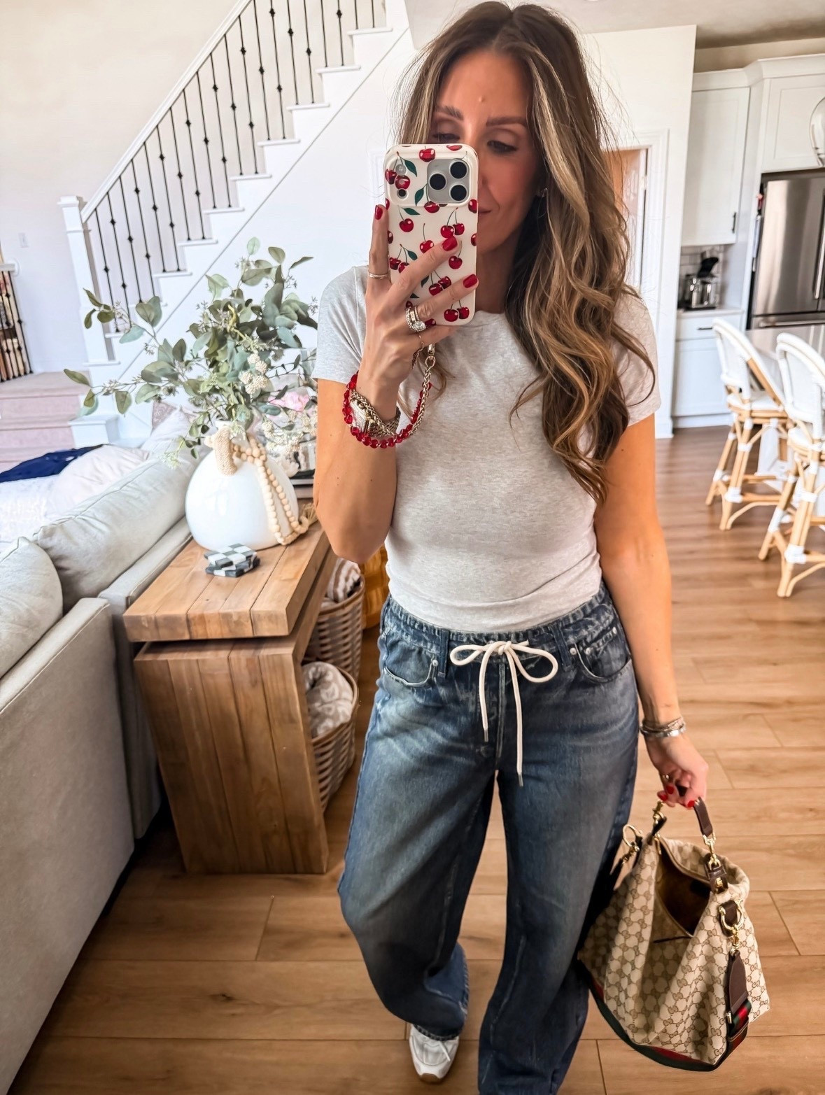 These viral drawstring jeans are so good. The relaxed fit is super flattering and the adjustable waist makes them insanely comfortable without sacrificing style. Paired with a simple fitted tee, this is the easiest everyday look that still feels put together.

drawstring jeans, viral amazon jeans, casual outfit, everyday style, comfy denim, relaxed fit jeans, spring outfit, basic tee outfit, effortless style, themominstyle

#LTKSeasonal #LTKootd #LTKmomlife