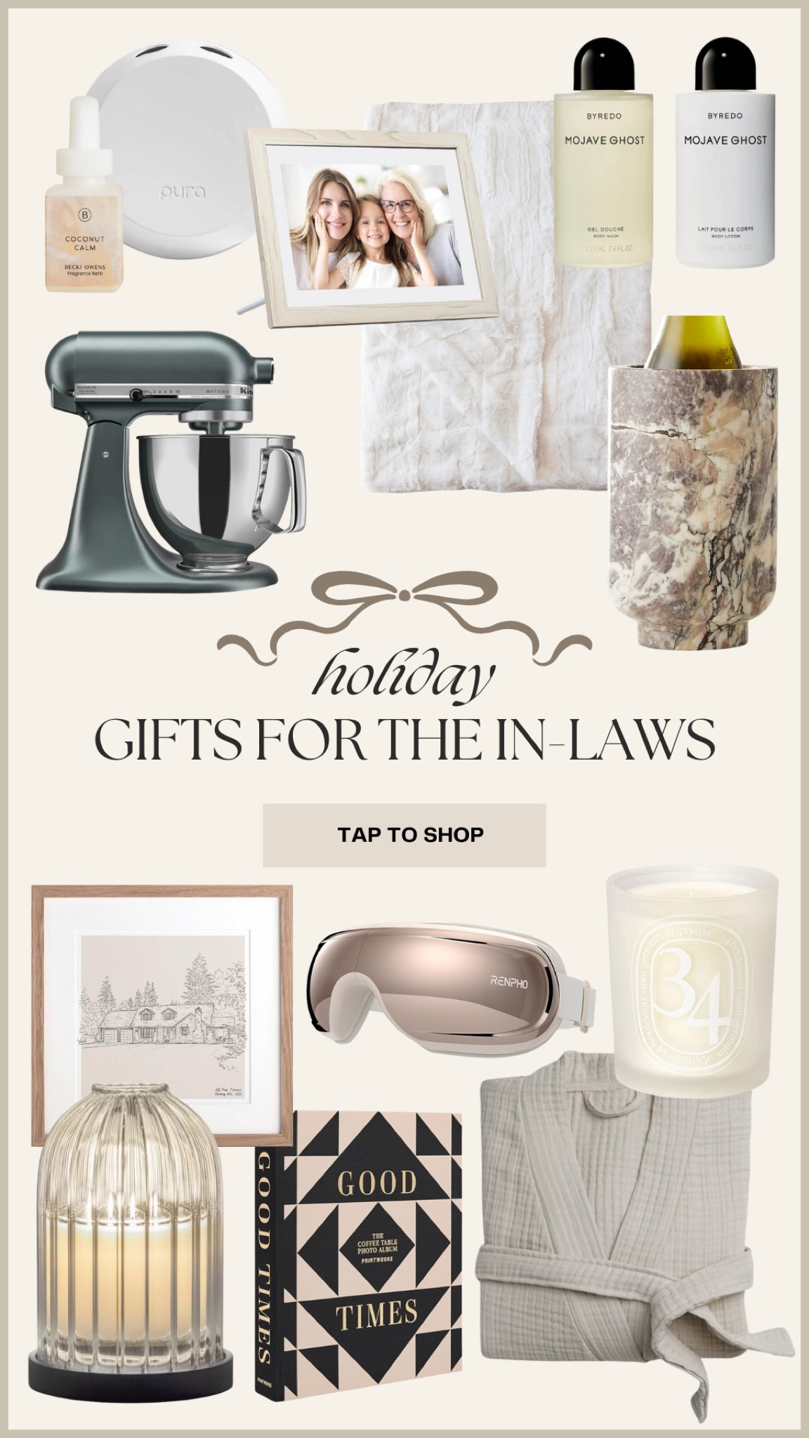 Holiday gift ideas for your in-laws/parents 🎁 

Holiday gifts, gift ideas, in-laws, parents, gift inspo, parent gifts, Christmas gifts, Christmas shopping, gift guides 

#LTKHoliday #LTKGiftGuide #LTKSeasonal